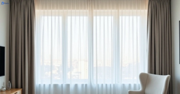 Freshly steam cleaned curtains in barellan-point QLD